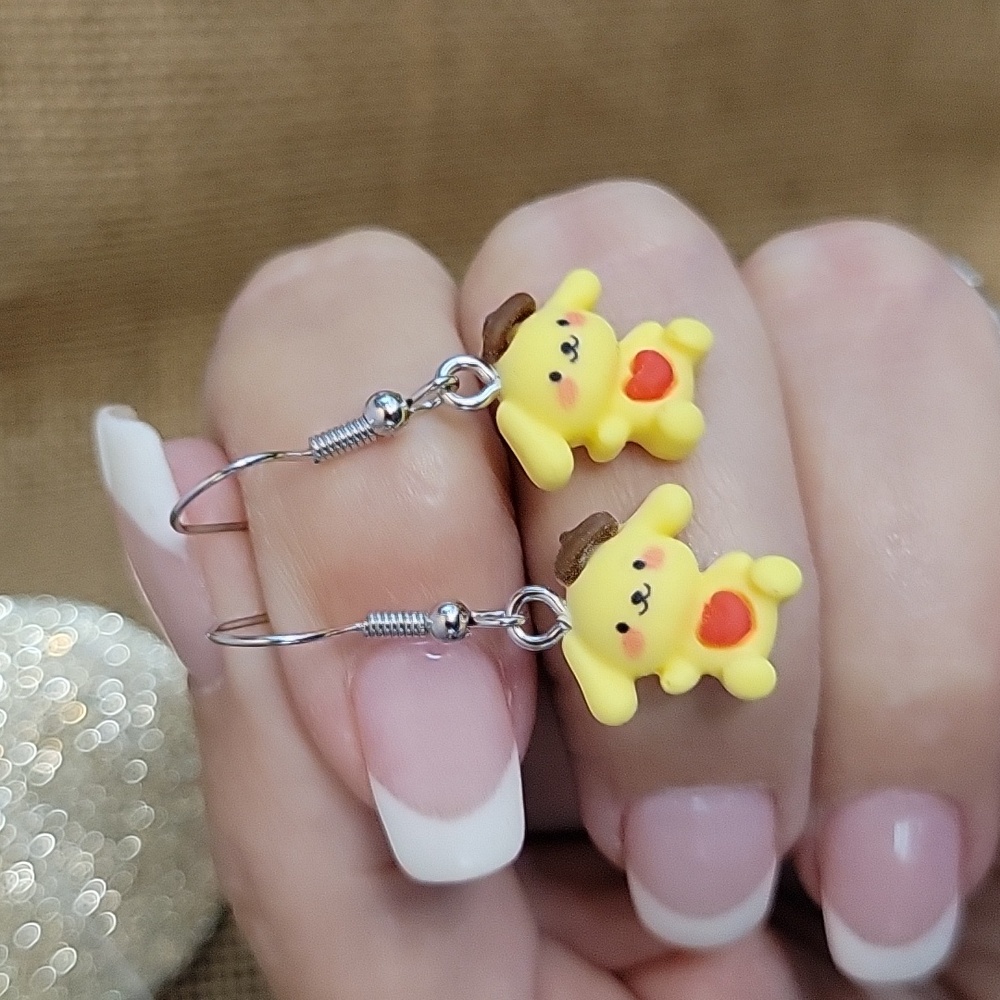 🔥LAST PAIR🔥 POMPOMPURIN EARRINGS